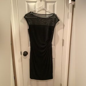 Dress fitted black size 6